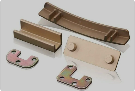 Tolerancia de desgaste de las tiras del tablero de bronce moldeado personalizado para maquinaria industrial