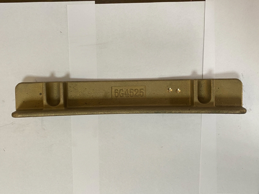 6G4525 Bandas de desgaste personalizadas de tablero de moldeado de bronce con tecnología de procesamiento de fundición