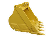 Cucharón excavador del excavador de KOMATSU PC200 con 0.9-5 colores del amarillo de Cbm Volumn