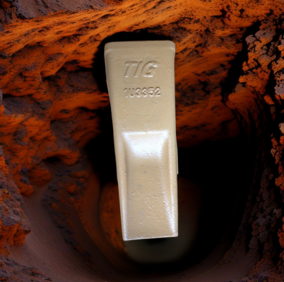 Diente de los dientes 1U3352 del cubo de   320 de los dientes del cubo de la marca del TIG y diente 1U3352RC para la familia de 320 J350 con acero de carbono